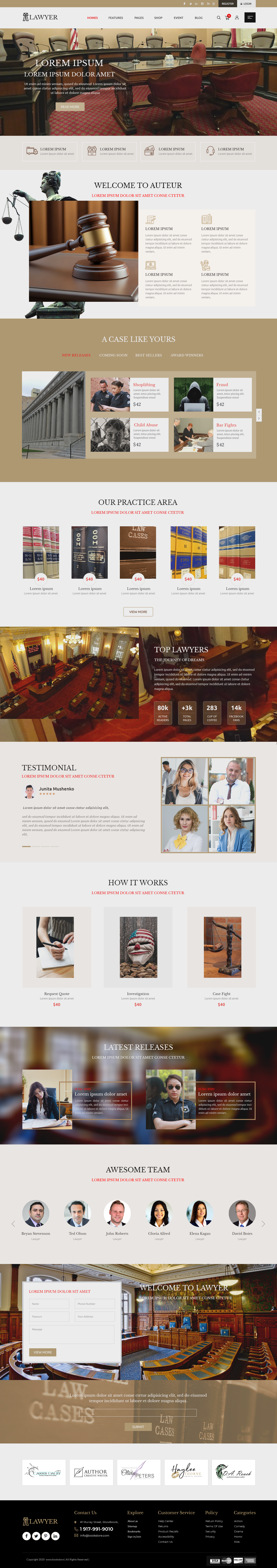 Legal Consultant WordPress Theme